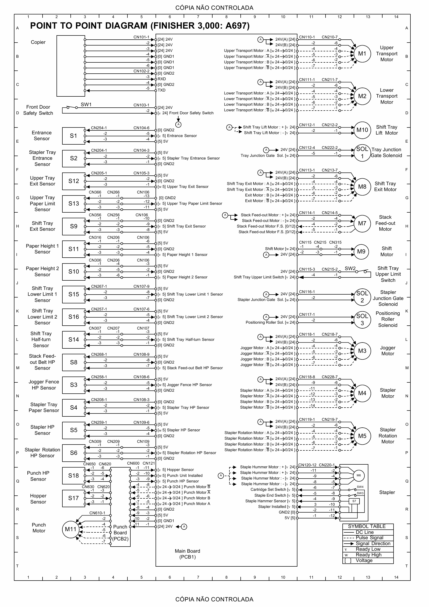 RICOH Aficio 550 650 A229 Circuit Diagram-4